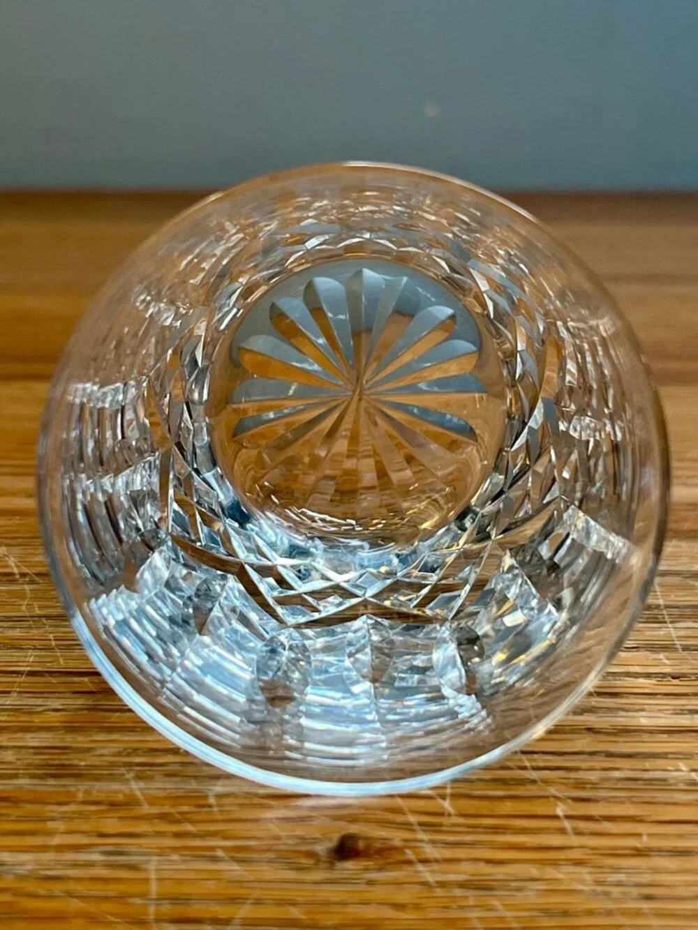 Set of 4 Vintage Waterford Crystal 5 ounce Flat Tumbler Glasses, Lismore Patte